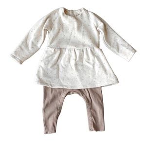 Zara mini brown poka dot onsie
